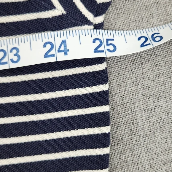 Vintage Polo Ralph Lauren Striped Polo Logo Collard Shirt 100% Cotton Shirt. XXL - Picture 6 of 6